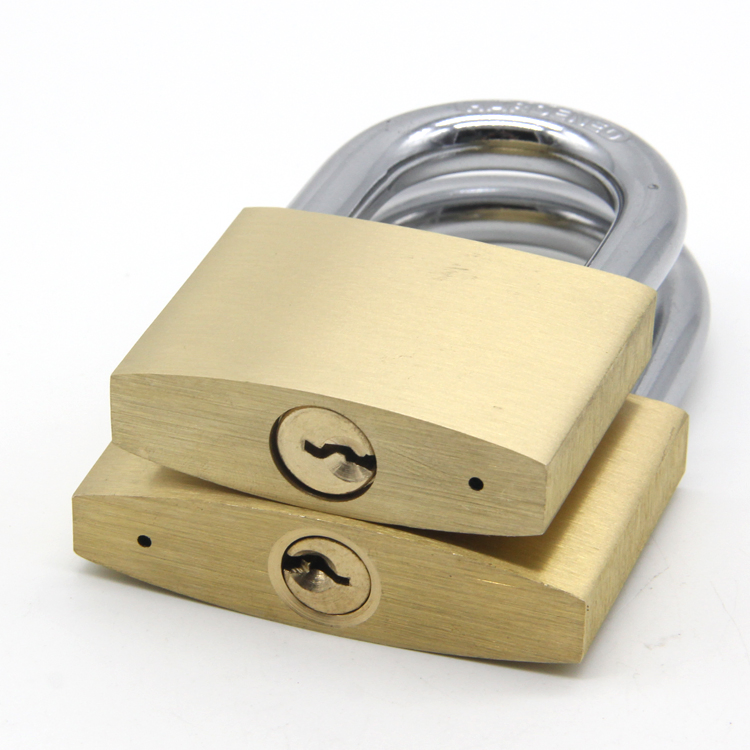 High Quality Sample Available 20-70 mm OEM Anti-Rust Solid Brass Brass Padlock