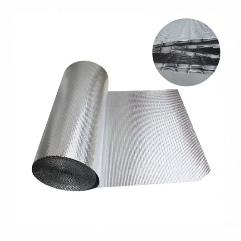 High R Value Heat Resistant 5/10mm Thick Heat Insulation Bubble Aluminum Foil Film for Roof System