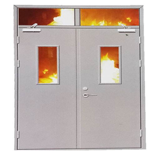 Fire Proof Door with Glass Windows