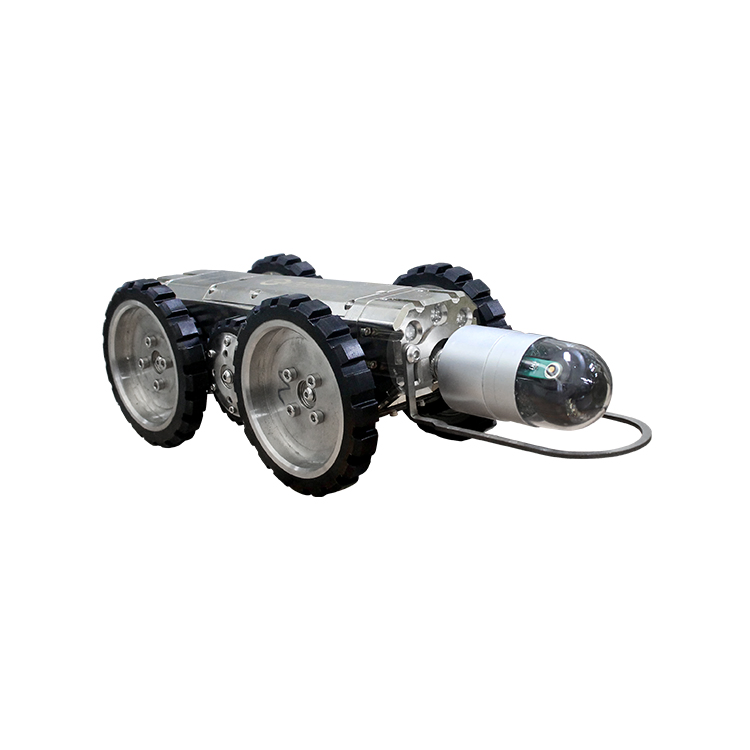 360 Degree Rotate CCTV Industrial Tube Sewer Pipe Video Inspect Crawler Rov Robot Camera