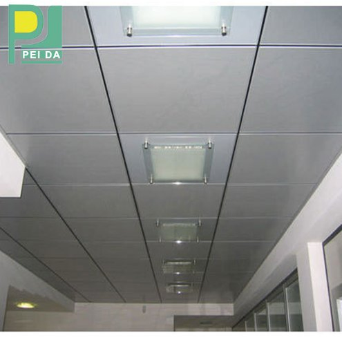 Suspended Art Aluminum Sheet Ceiling Metal Ceiling Tiles 0.8mm Thickness