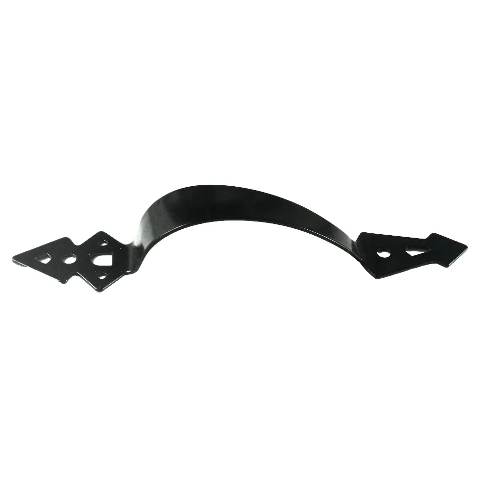 Vintage Rustic Barn Door Handle HD028 High Quality Black Powder Coated Stainless Steel Modern Durability