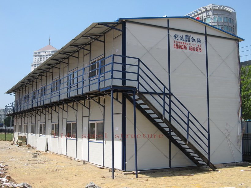 Prefab House Temporary Building Labor Camp in Uganda