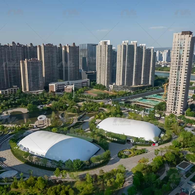 Air Supported Structure for Tennis Center