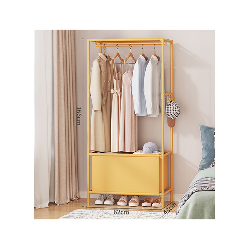 Standing Coat Hanger Hooks for Kids Display Modern Entryway Wall Mount Round Rotating Clothes Drying Rack