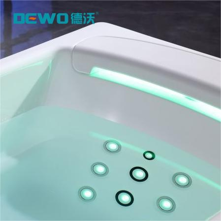 Hightech Jacuzzis Magic Jets Large House Freestanding Acrylic Massage Bathtub New Designed Waterfall SPA Hot Tub