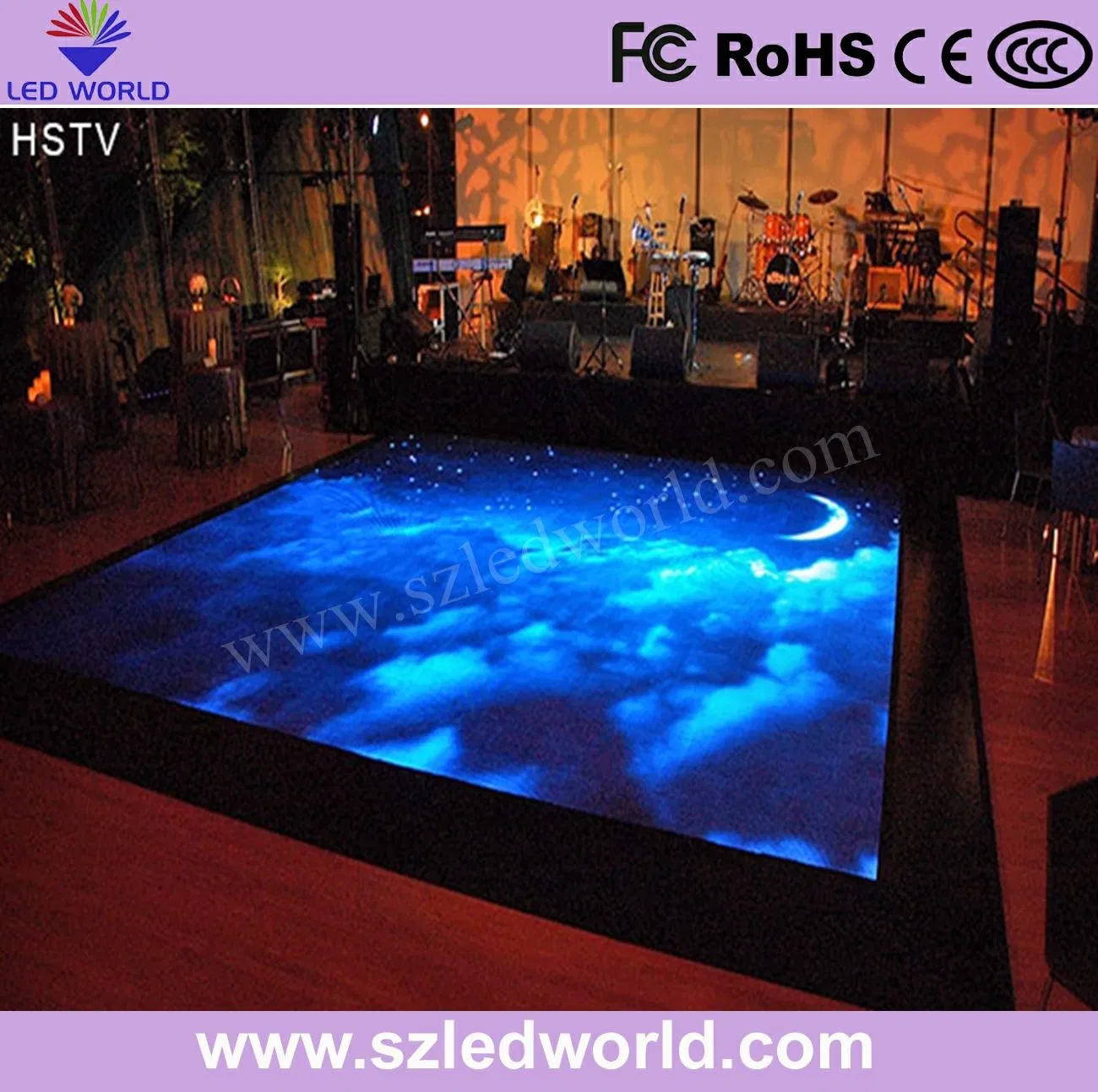 P6.25 Outdoor IP65 Acrylic Dancing LED Display with Radar System Suitable for Small Area