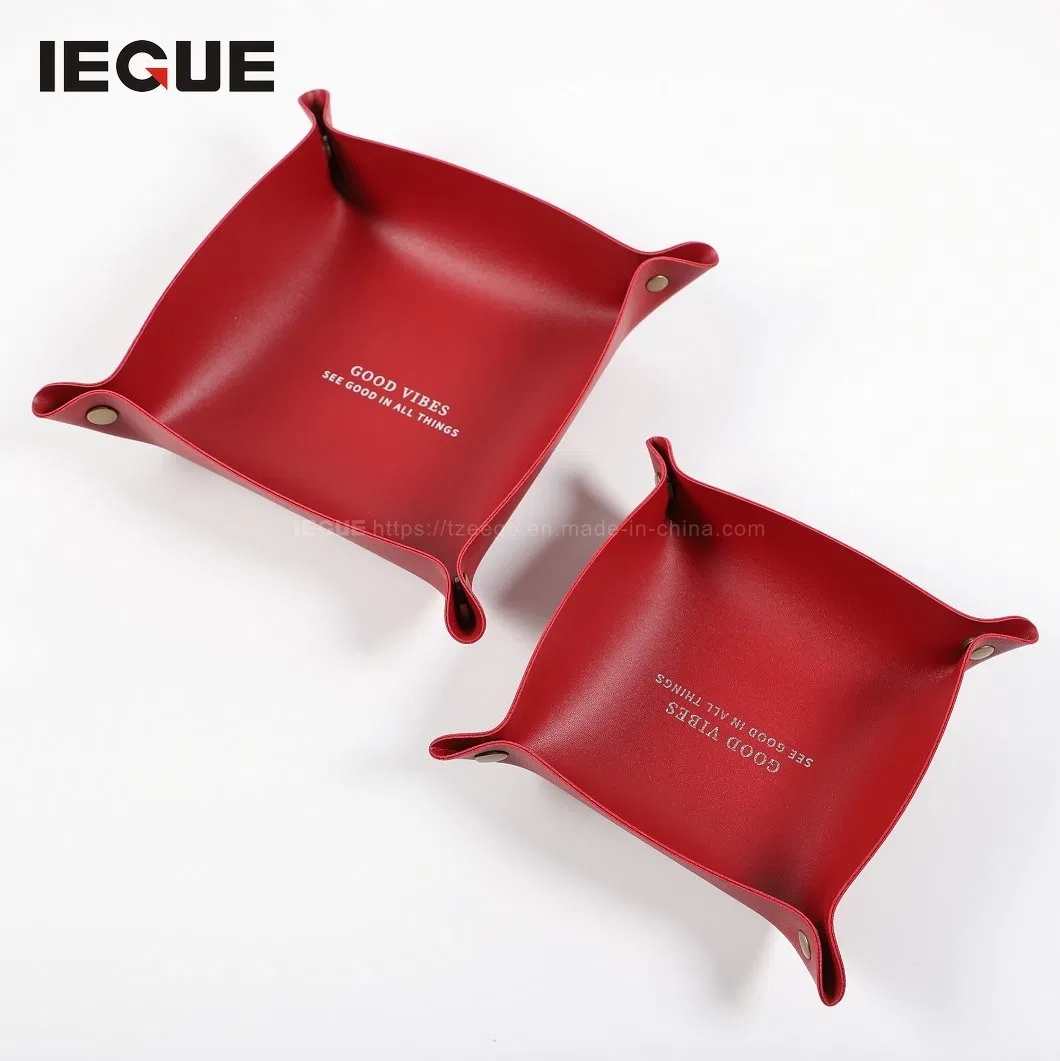 Stylish Customizable PU Leather Desk Organizer for Home Clutter