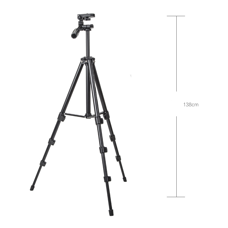 Облегченный штатив 136 см с держателем для телефона и пультом