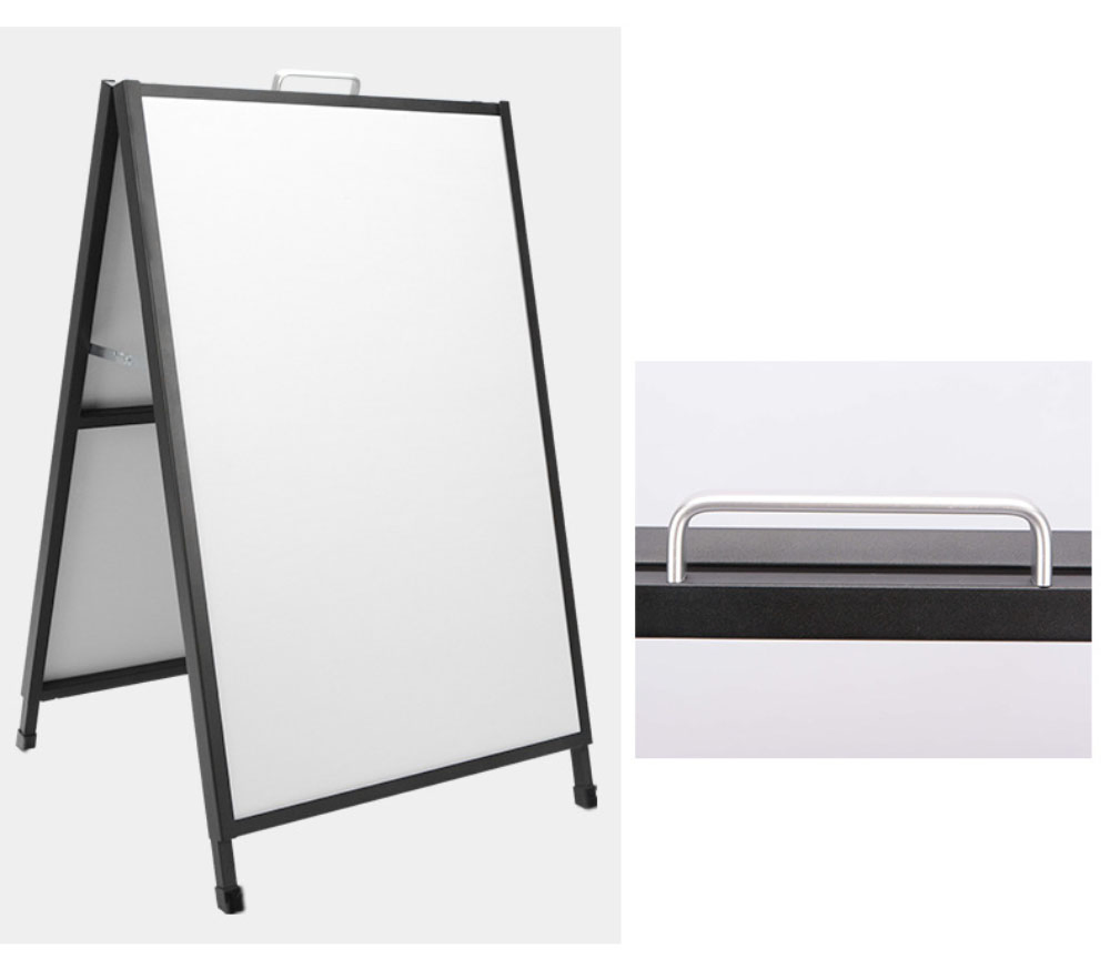 Outdoor Windproof Iron Double-Sided Poster Advertising Display Stand