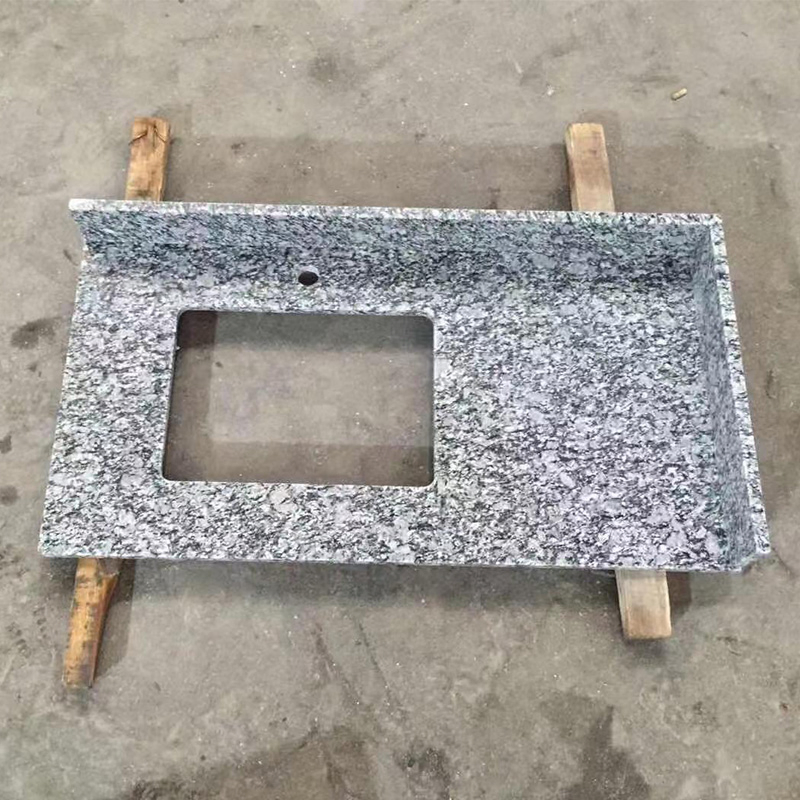 Spay White Countertop Granite Vanity Tops Table Top Kitchen