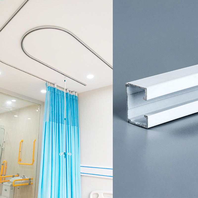 Factory Direct Bendable Ceiling Hospital Curtain Rail Track