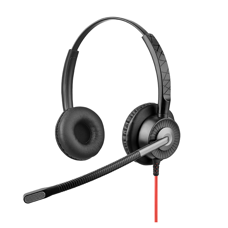 Premium U29 Dual Ear Headset with Noise-Canceling Microphone for PC and Mobile