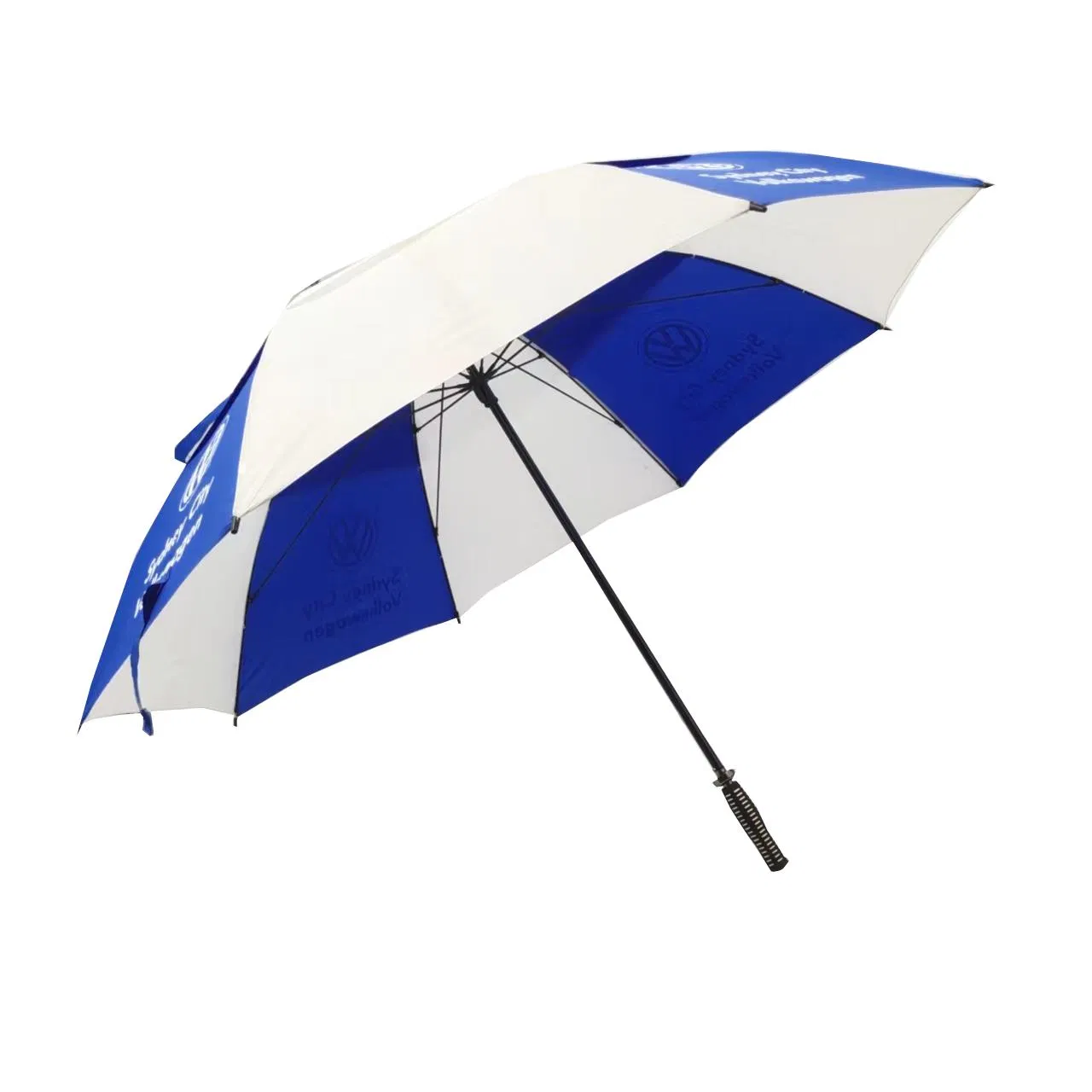 Wholesale Black 27 Inch Golf Umbrella Manual Open Strong Rainproof Windproof Umbrella