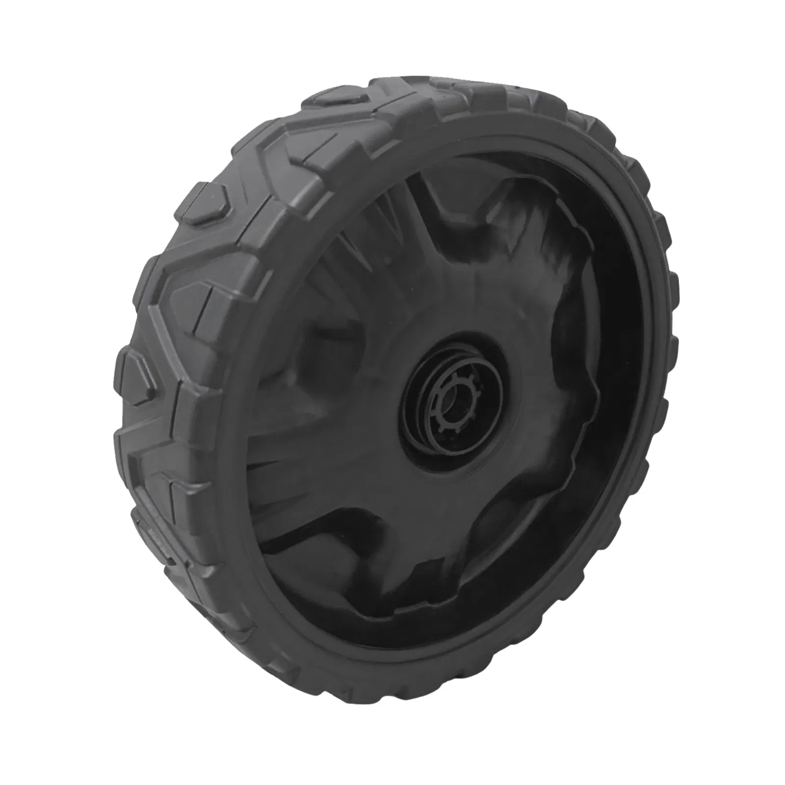 PVC0814 8X2" Inch Lawnmower Replacement Wheel and Tires for Push Lawn Mower Wheel with 1/2" Axle Bore Hole