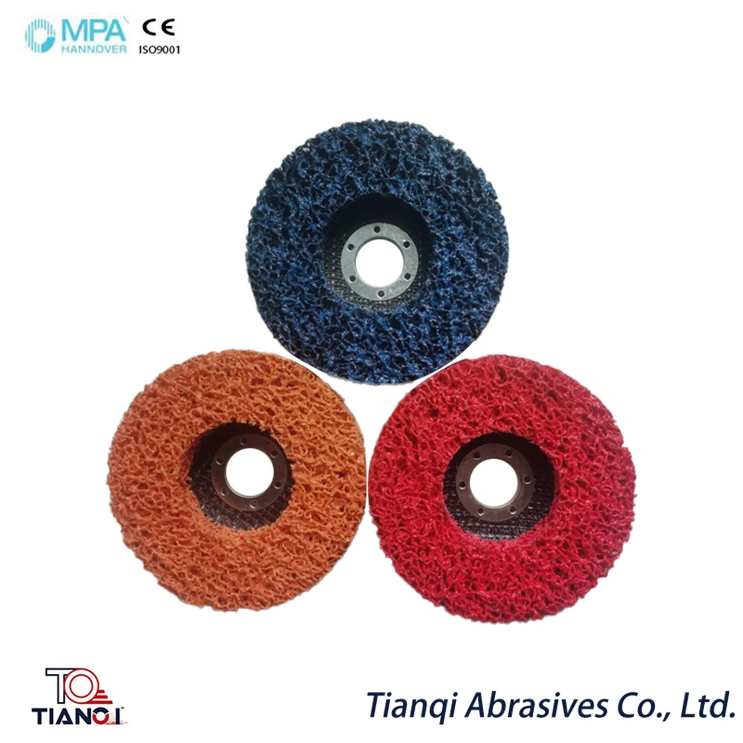 Wholesale 100mm 46# Grit Abrasive Polishing Clean Strip Disc for Hand Polishing Machine