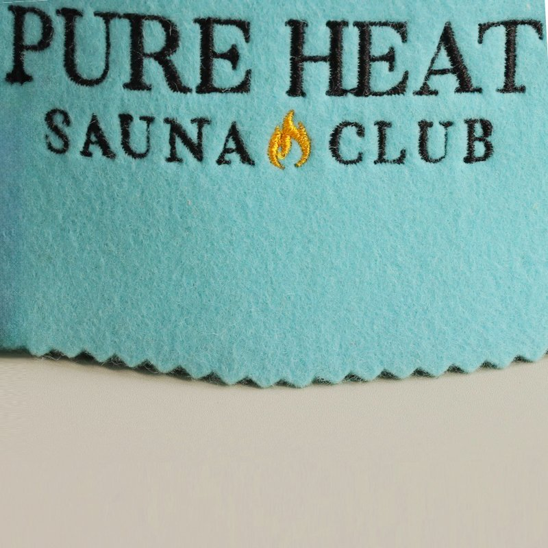 Handmade Sauna Hat Pure Merino Wool Sauna Cap for Head Protection in Steam Room