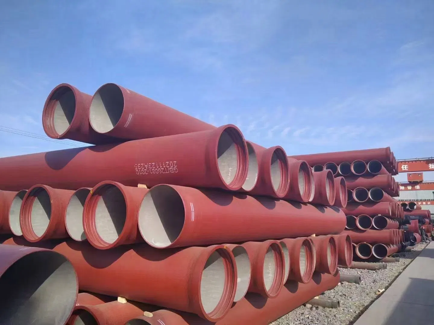 Water Supply Soil Pipe Class K8/K9 Ductile Cast Iron Drainage Pipe Pn16