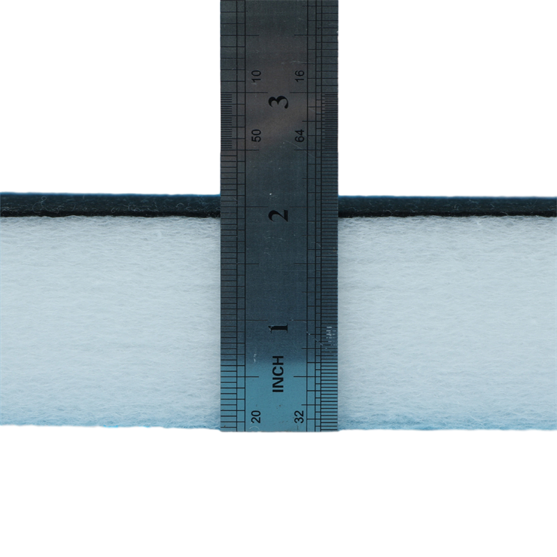 Polyester Insulation Batts with Felt Fabric Backing in Black