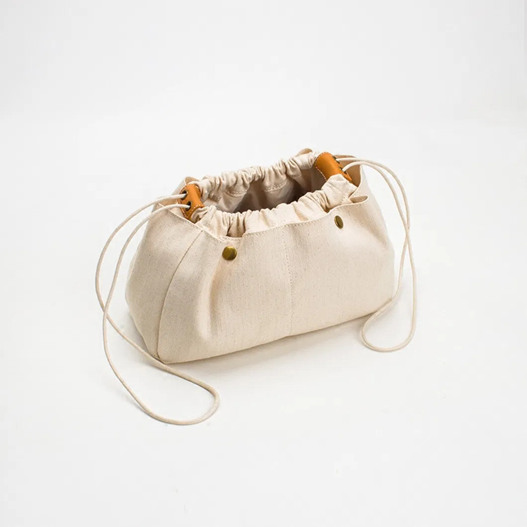 Travel Accessories Large Makeup Bag Drawstring Luxury Design Canvas Makeup Bag
