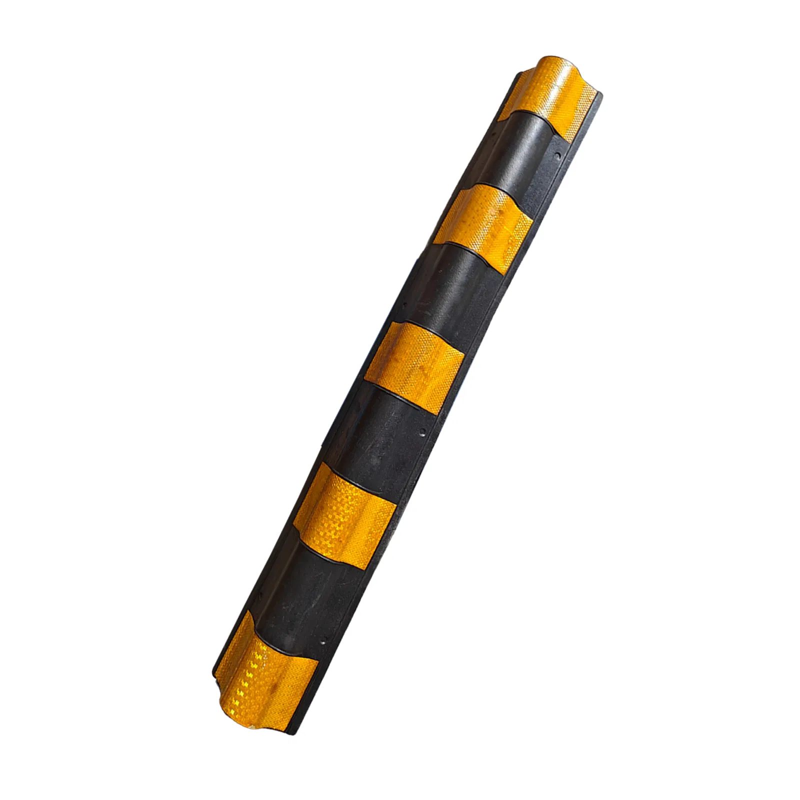 Reflective Yellow Strip Rubber Wall Corner Guard, 900m Garage Guards for Parking Garages and Warehouse Columns