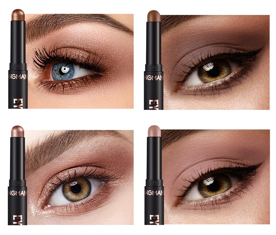 Eye Shadoe Pen Glitter Powder Waterproof No Logo Eyeshadow