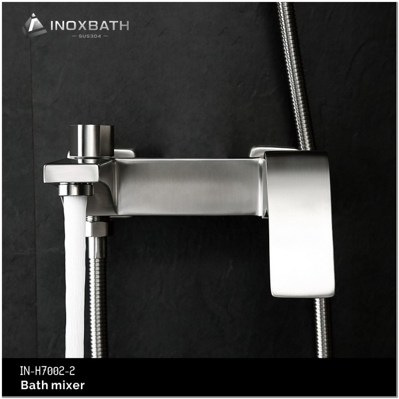 Stylish Wall-Mounted Bathtub Faucet with Adjustable Water Flow and Shower