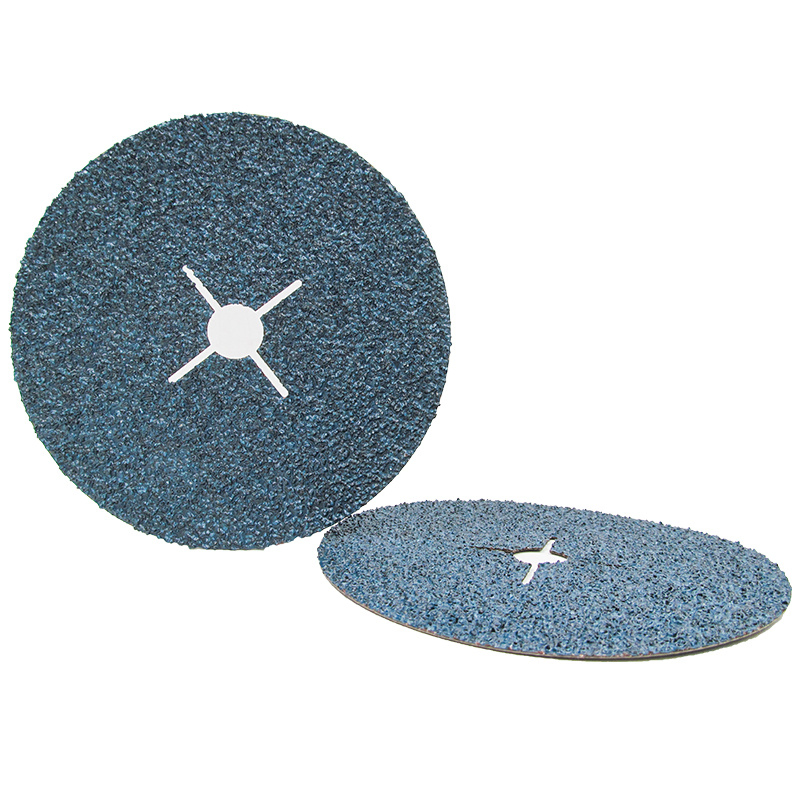 Zirconia Resin Fiber Sanding Disc Grinding Disc for Metal Stainless Steel Polishing Grinding Corss Hole 36#