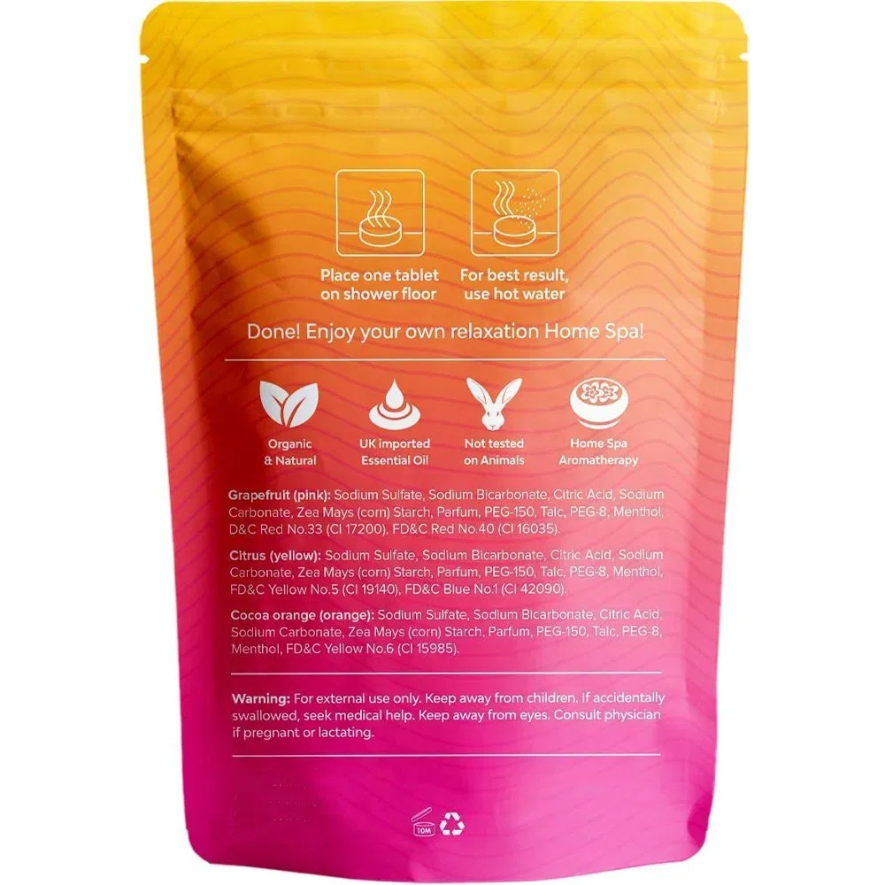 Aixin Wholesale Organic Shower Steamers Private Label Bath Bombs Gift Set Aromatherapy Shower Steamer Tablets Vapor Tablets