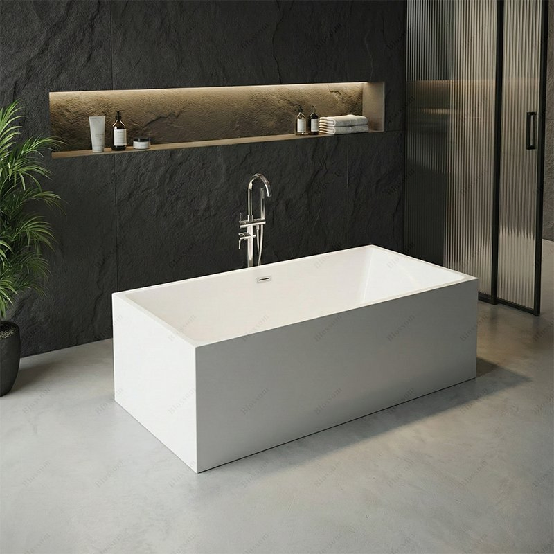 Акриловая ванна с глянцевой поверхностью для отелей