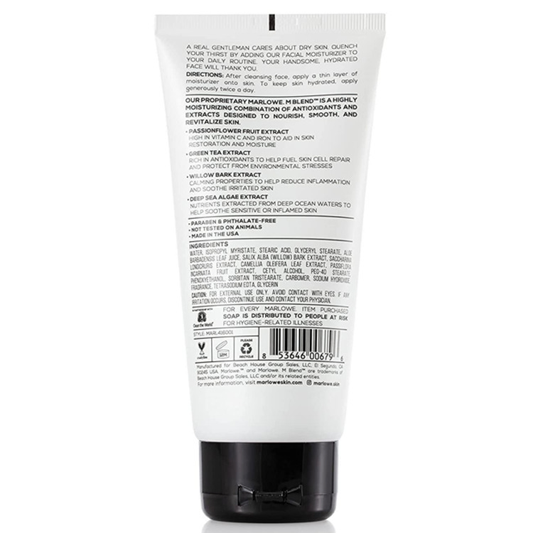 Private Custom Moisturizing Face Wash for Men with Deep Sea Algae Extract