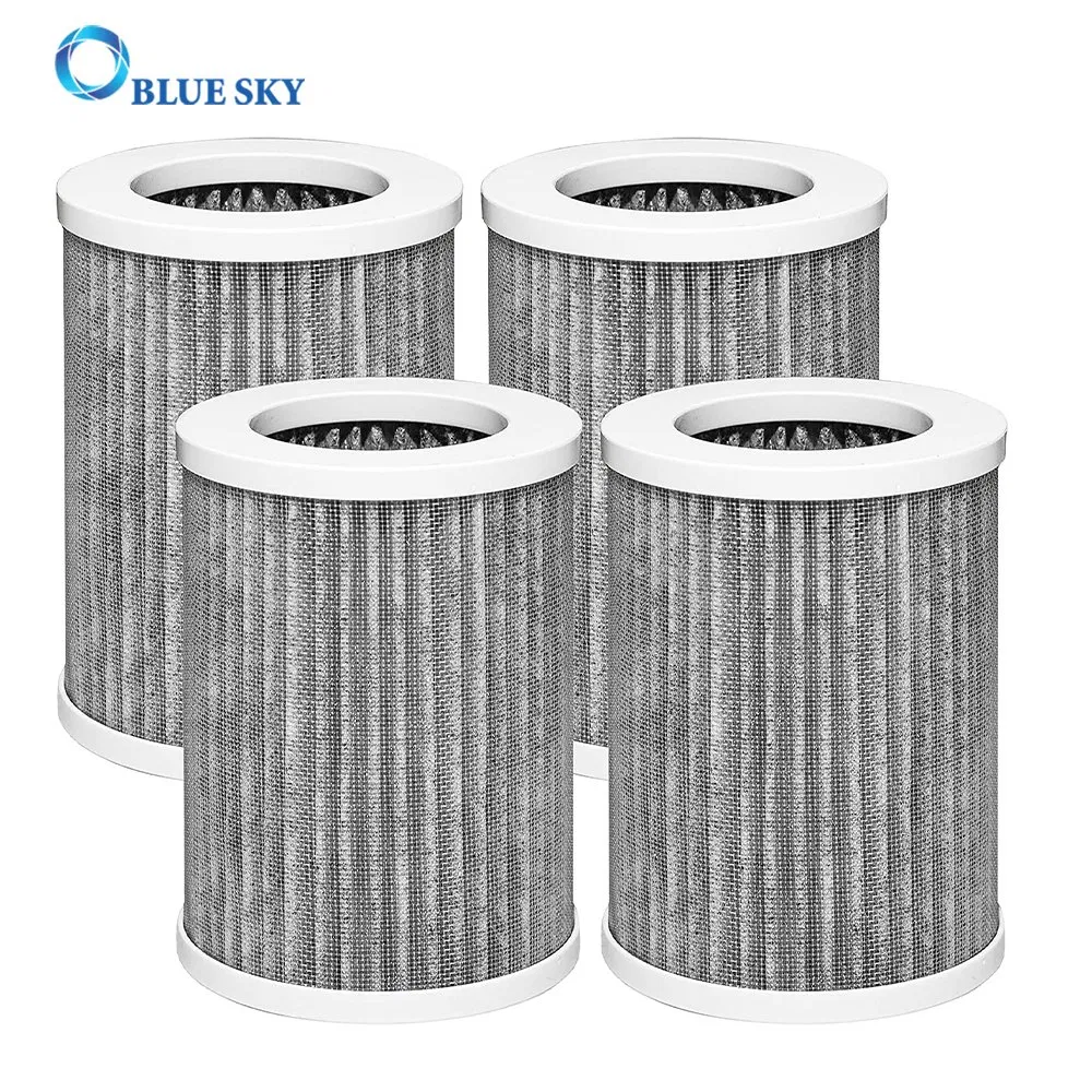 H13 True HEPA with Activated Carbon Replacement Filters Compatible with Purezone Mini Portable Air Purifier Part # Pepersap