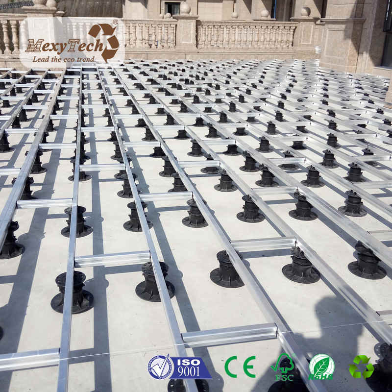 Adjustable Plastic Deck Support Raised Access Floor Pedestal