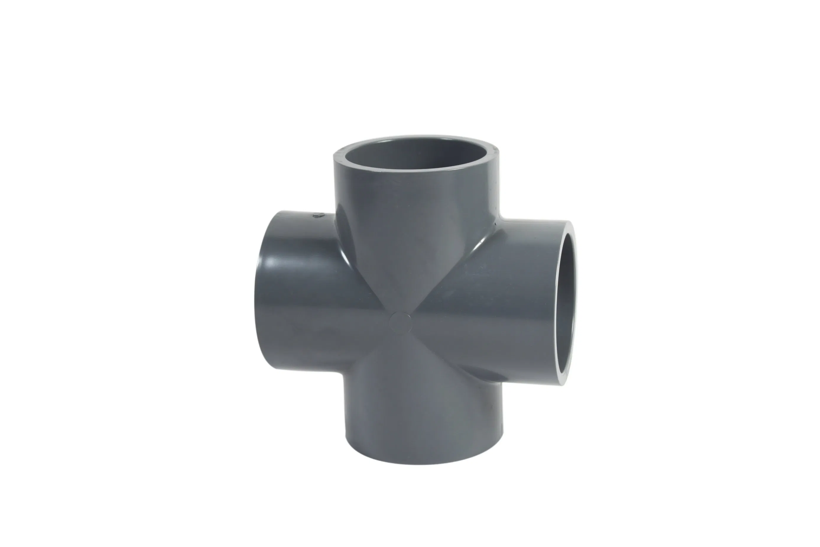DIN Standard Pipe Fittings Plastic PVC Pipe Fitting Equal Cross 315mm