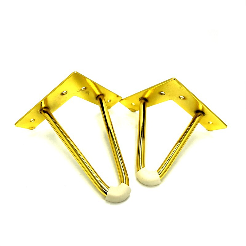 Modern Furniture Hardware Accessories V-Shaped Metal Sofa Legs Cabinet Coffee Table Legs