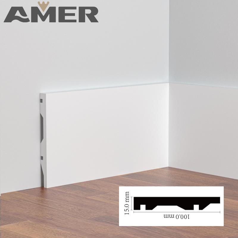 PS Skirting Line Board High Quality Wall Base Moulding Trim Skirting Line