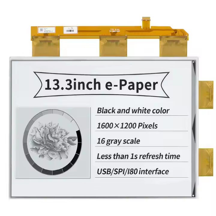 13.3-дюймовый E-Ink дисплей 1600x1200, 6 цветов