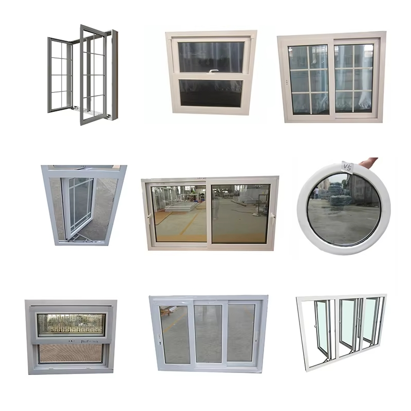 Factory Direct Sale UPVC PVC Windows with Variety Opening Style