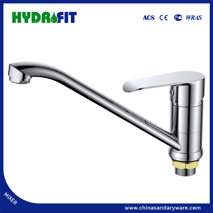Sanitary Ware Accessories Single Handle Factory Chrome Luxury Water Tap Basin Brass Faucet