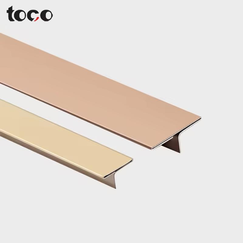 T-Shaped Tile and Floor Accessories Profile Edge Ceramic Stainless Steel Tile Trim