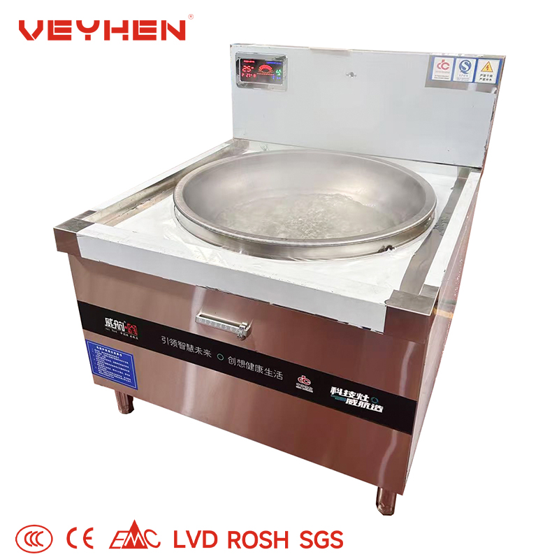 Commercial Induction Cooking Stove with Thickened Stainless Steel Body