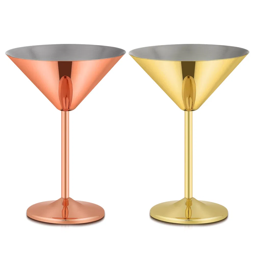 Стальной бокал для мартини Elegant Wine Goblet