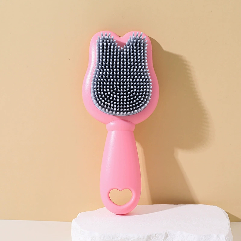 Gentle Silicone Baby Hair Brush for Toddler Bath Time