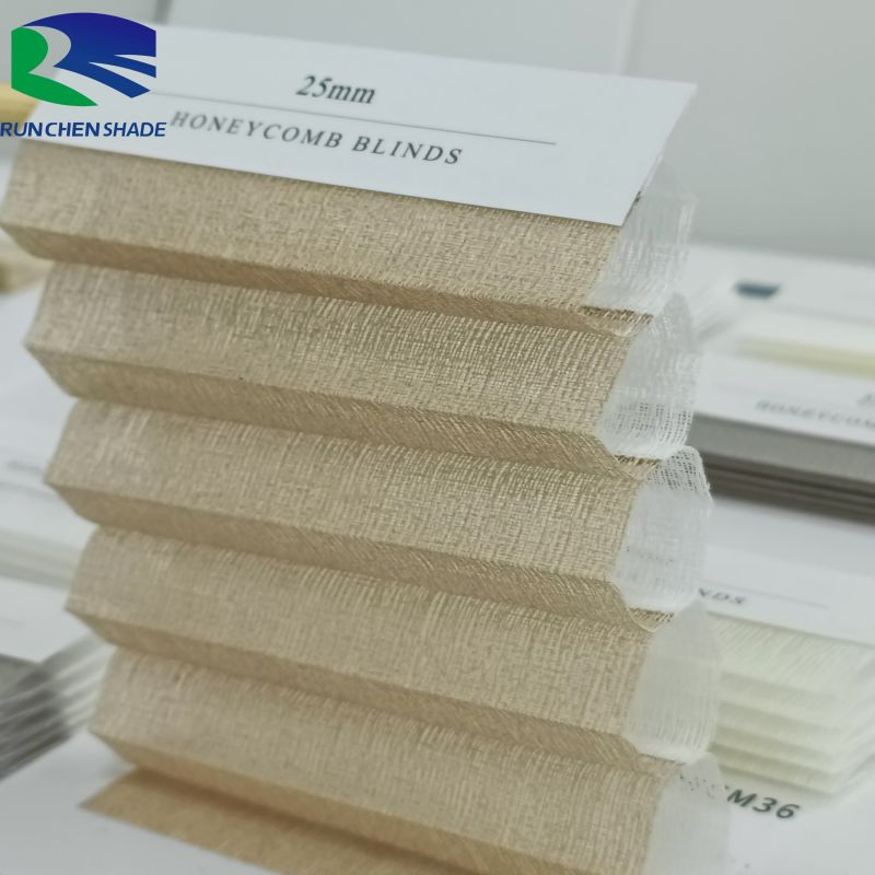 Motorized Remote Control Customized Easy Charge Day and Night Honeycomb Blinds for Home, Office, Hotel