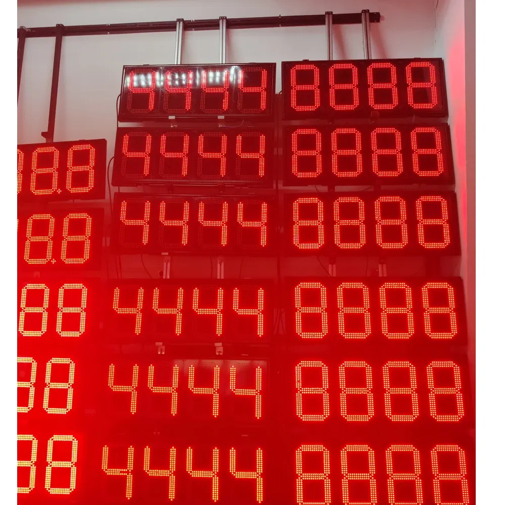 8inch 7 Segment LED Display LED Digital Petrol Station Gas Price Displays