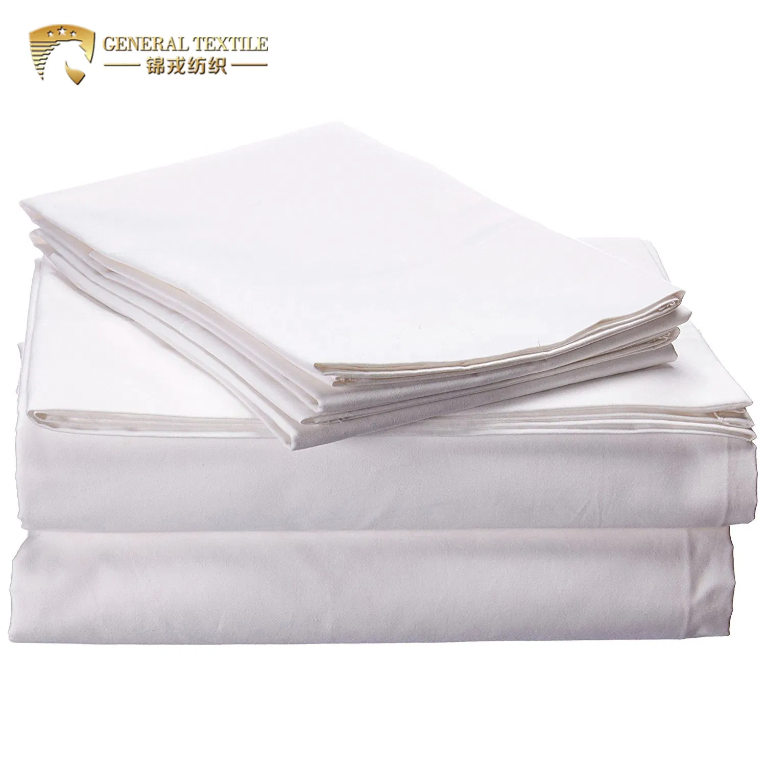 Luxury Full Cotton King Size 4 Pieces Hilton Hotel Bedding Sheet Sets