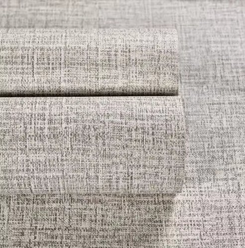 Linen Pattern Foam Self-Adhesive Wall Sticker Easy Install Commercial Decor