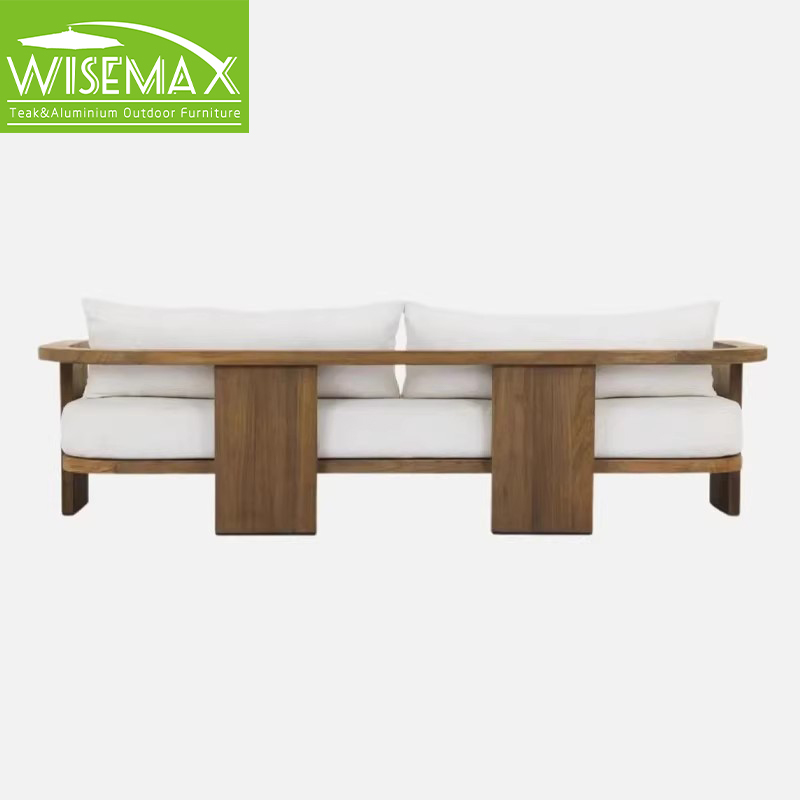 Диван садовый модульный массив тика 3-местный водонепроницаемый