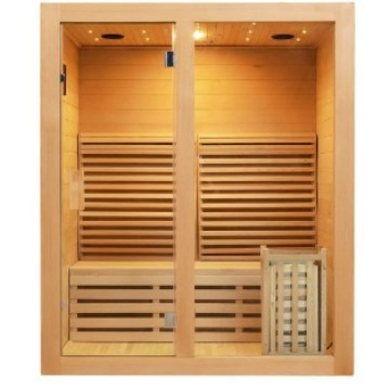 High End Luxury Custom Canadian Cedar Outdoor Traditional Steam Sauna Room