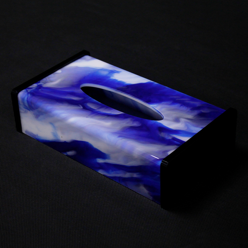 Acrylic Hotel Rooms Guest Room KTV Napkin Holder Tissue Paper Box